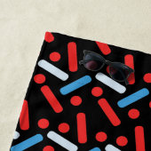 夏の散水名はっきりしたビーチタオル ビーチタオル (インサイチュ)