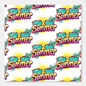 夏の文字カラフル- Summer Sunglasses 壁紙 (正面)