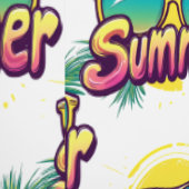 夏の文字カラフル- Summer Sunglasses 壁紙 (縫い目)