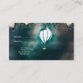 夏の文字列ライトシックは友人のクライアントを参照 紹介カード (裏面)