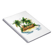 夏の文字 – トロピカルサマーアイランド ノートブック (右側)