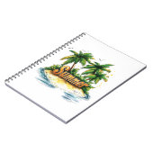 夏の文字 – トロピカルサマーアイランド ノートブック (左側)