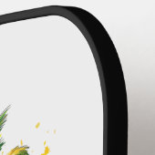 夏の文字 – トロピカルサマーアイランド ピックルボールラケット (左詳細)