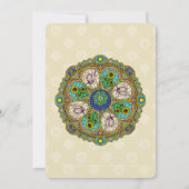 夏の新しいパーティの招待状 招待状 (裏面)