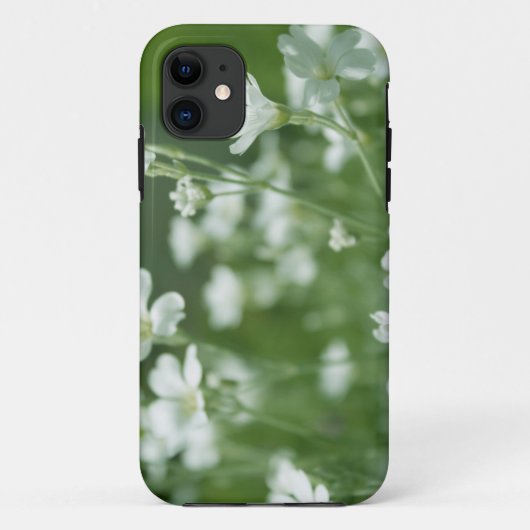 夏の新鮮な白い庭の花 Case-Mate iPhoneケース (裏面)