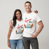夏の旅行 海 ビーチ 波 バケーション 海洋 Tシャツ (ユニセックス)