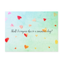 夏の日と君を比べようかソネット18