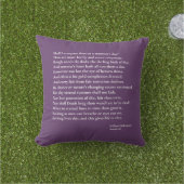 夏の日と比べようかソネット18 アウトドアクッション (芝生)