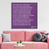 夏の日と比べようか？ sonnet 18 キャンバスプリント (インサイチュ (リビング))