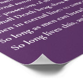 夏の日と比べようか? sonnet 18 ポスター (角)