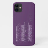 夏の日と比べようか？ sonnet 18 Case-Mate iPhoneケース (裏面)