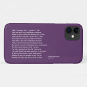 夏の日と比べようか? sonnet 18 Case-Mate iPhoneケース (裏面(横))