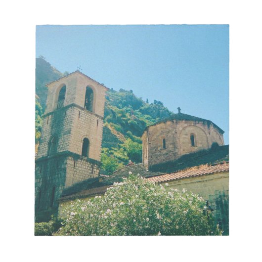 夏の日にコトル – モンテネグロ ノートパッド (正面)