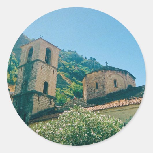 夏の日にコトル – モンテネグロ ラウンドシール (正面)