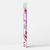 夏の日に食べ物かわいいアニメ女子スイカ Case-Mate iPhoneケース (裏面 / 右)