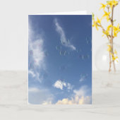 夏の日のカードのバブル空白の カード (黄色い花)