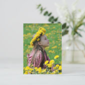 夏の日の少女。 ポストカード (スタンド正面)