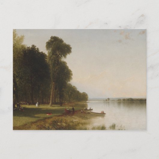 夏の日オンコネサス湖 ポストカード (正面)