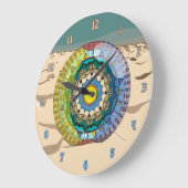 夏の日光の時計 ラージ壁時計 (傾斜)
