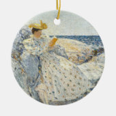 夏の日差し | Childe Hasssam セラミックオーナメント (正面)