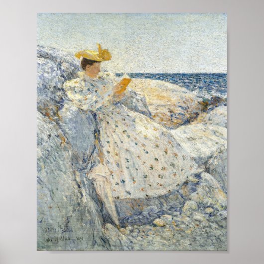 夏の日差し | Childe Hasssam ポスター (正面)