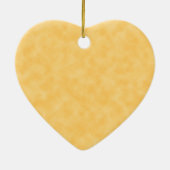 夏の日曜日の暖かく黄色い色 セラミックオーナメント (裏面)