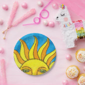 夏の日曜日の紙皿 ペーパープレート (パーティー)