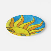 夏の日曜日の紙皿 ペーパープレート (アングル)