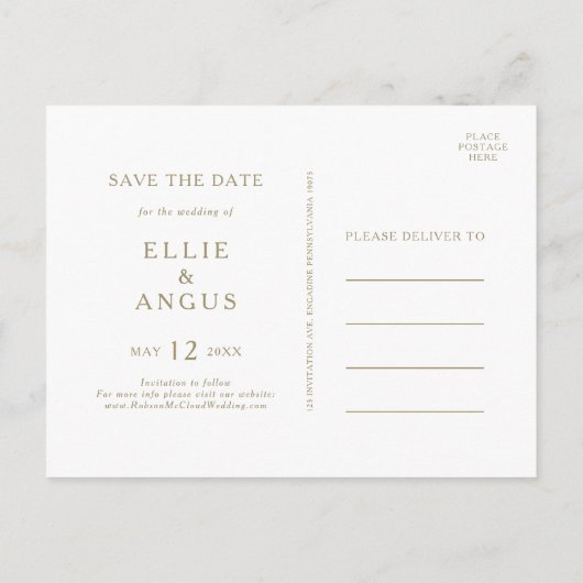 夏の日没の水の色は日付はがきを保存 インビテーションポストカード (裏面)