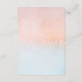 夏の日没の水色詳細エンクロージャカード エンクロージャーカード (裏面)