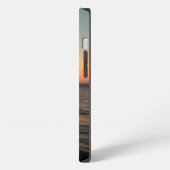 夏の日没のAppleのiPhone 7、堅いXtreme iPhoneケース (左側面)