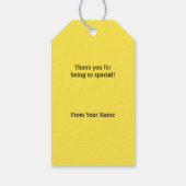 夏の日照感謝サンキューギフトラベル ギフトタグ (裏面)