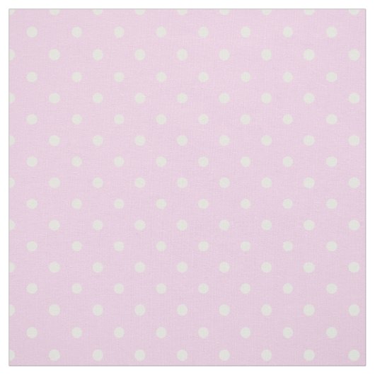 夏の日白い水玉模様パターンバラピンク ファブリック (見本)