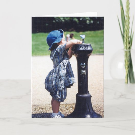 夏の日- 「ほぼ高さ」 カード (正面)