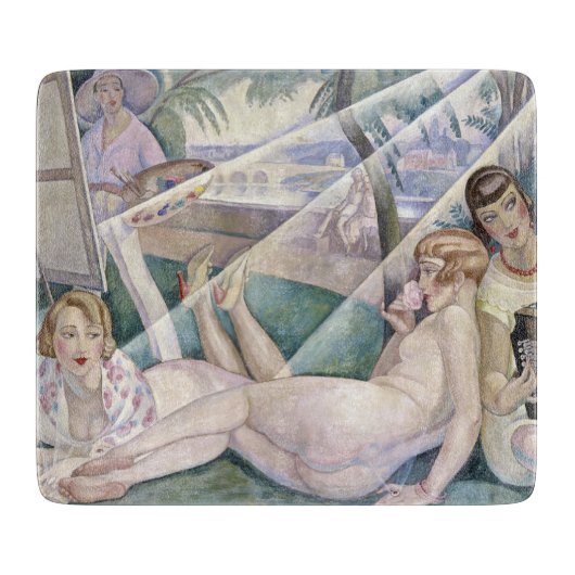 夏の日 カッティングボード (正面)