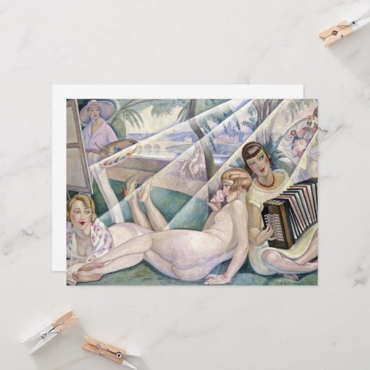 夏の日 カード (正面/裏面インサイチュ)