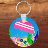 夏の日 キーホルダー (正面)