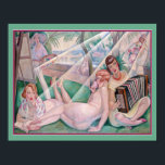 「夏の日」ジェルダ・ウェジェナー ポスター<br><div class="desc">1920年代、アールデコ、プリント「A Summer Day」 by Gerda Wegener</div>