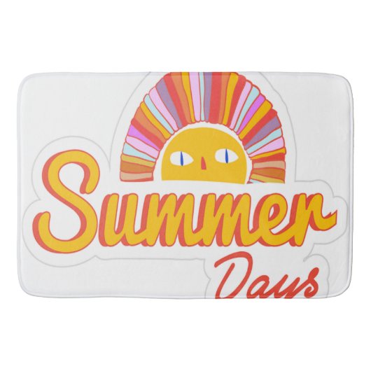夏の日  バスマット (正面)