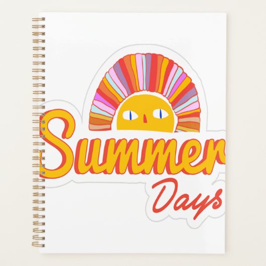 夏の日  プランナー手帳 (正面)