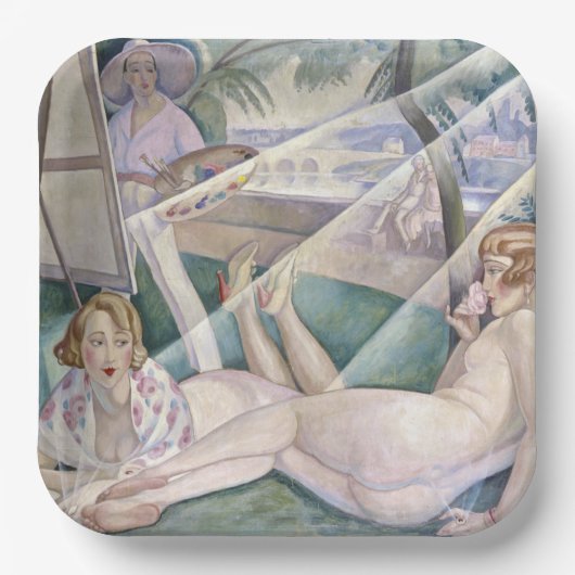 夏の日 ペーパープレート (正面)