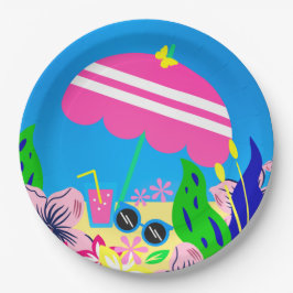 夏の日 ペーパープレート