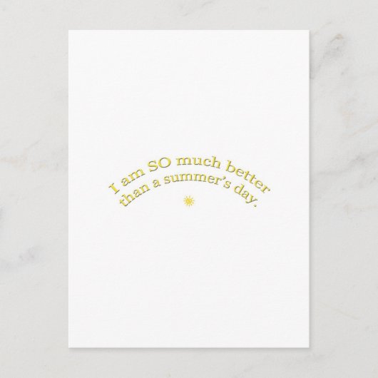 夏の日 ポストカード (正面)