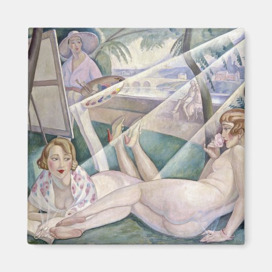 夏の日 マグネット (正面)