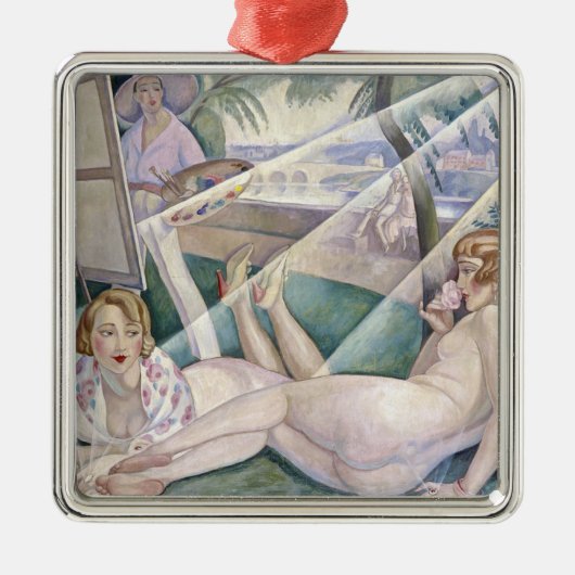 夏の日 メタルオーナメント (正面)