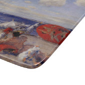 夏の日 – 海辺(ビーチ風景) カッティングボード (角)