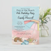 夏の日 – 第18回ビーチ誕生会 招待状 (スタンド正面)