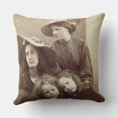 夏の日、c.1866 (collodioからの卵白のプリント クッション (裏面)