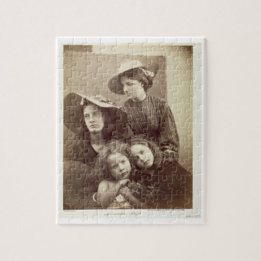 夏の日、c.1866 (collodioからの卵白のプリント ジグソーパズル (縦)