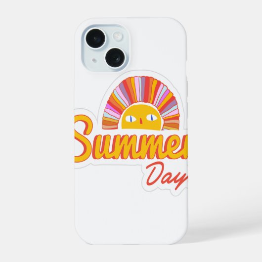 夏の日  iPhone 15ケース (裏面)